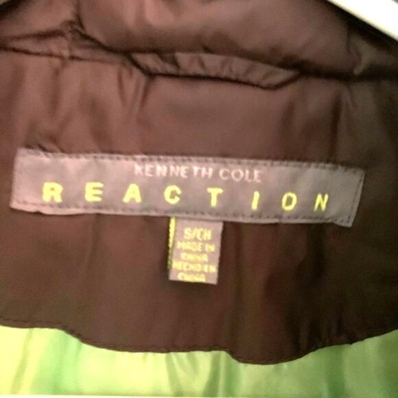 Kenneth Cole Reaction Womens Quilted Black Puffer Vest S/CH Lightweight - Picture 4 of 9